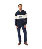 R.M.Williams Mens Heritage 1/4 Zip Jumper (KZU00BB01) Navy