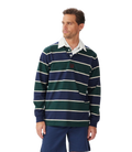 R.M.Williams Mens Bright Rugby (KR200RJ14) Navy/Green/Cream