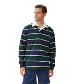 R.M.Williams Mens Bright Rugby (KR200RJ14) Navy/Green/Cream