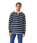 R.M.Williams Mens Brunswick Rugby (KR200RJ12) Navy/Sand