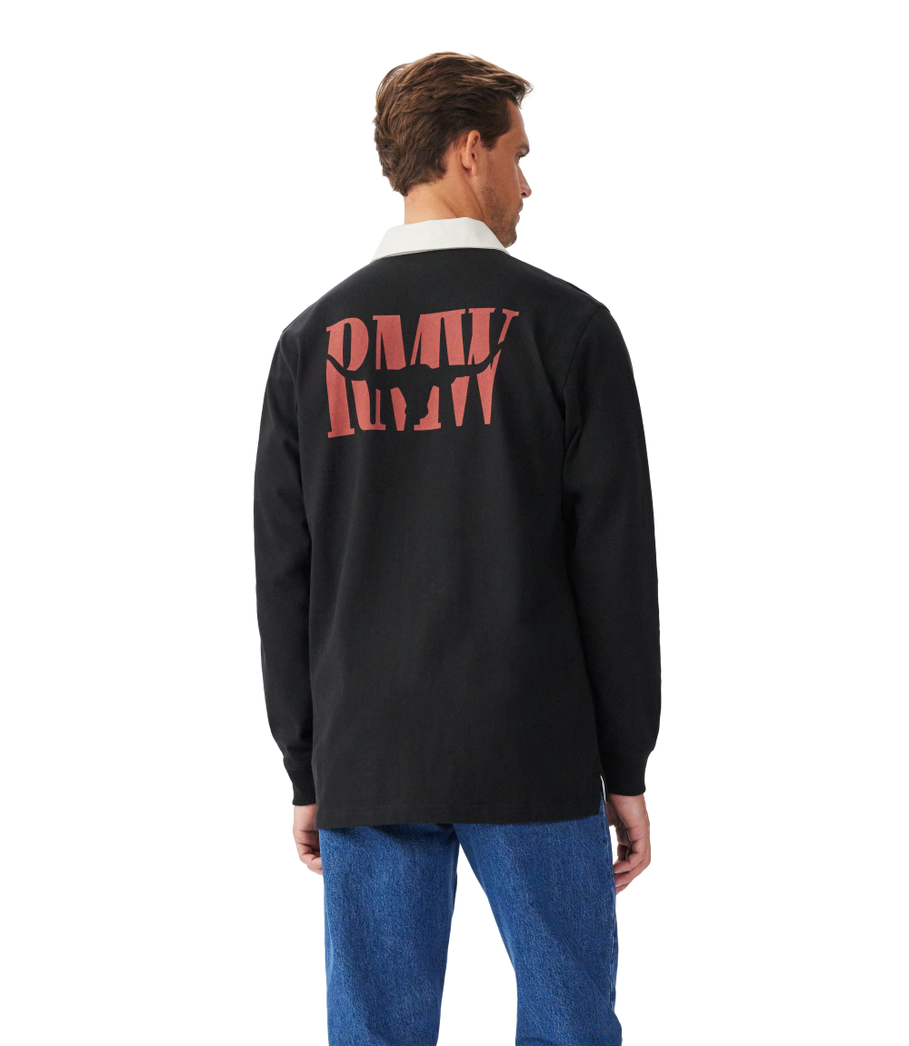 R.M.Williams Mens Branded Rugby (KR200RJ09) Black