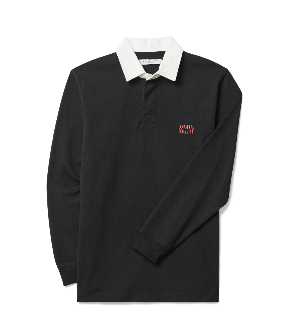R.M.Williams Mens Branded Rugby (KR200RJ09) Black