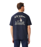 R.M.Williams Mens Longhorn S/S Tee (KDU10JE01) Navy