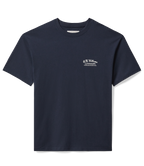 R.M.Williams Mens Longhorn S/S Tee (KDU10JE01) Navy