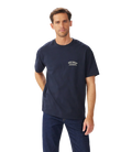 R.M.Williams Mens Longhorn S/S Tee (KDU10JE01) Navy