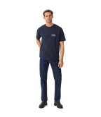 R.M.Williams Mens Longhorn S/S Tee (KDU10JE01) Navy