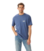 R.M.Williams Mens Branded S/S Tee (KDU10JE01) Blue