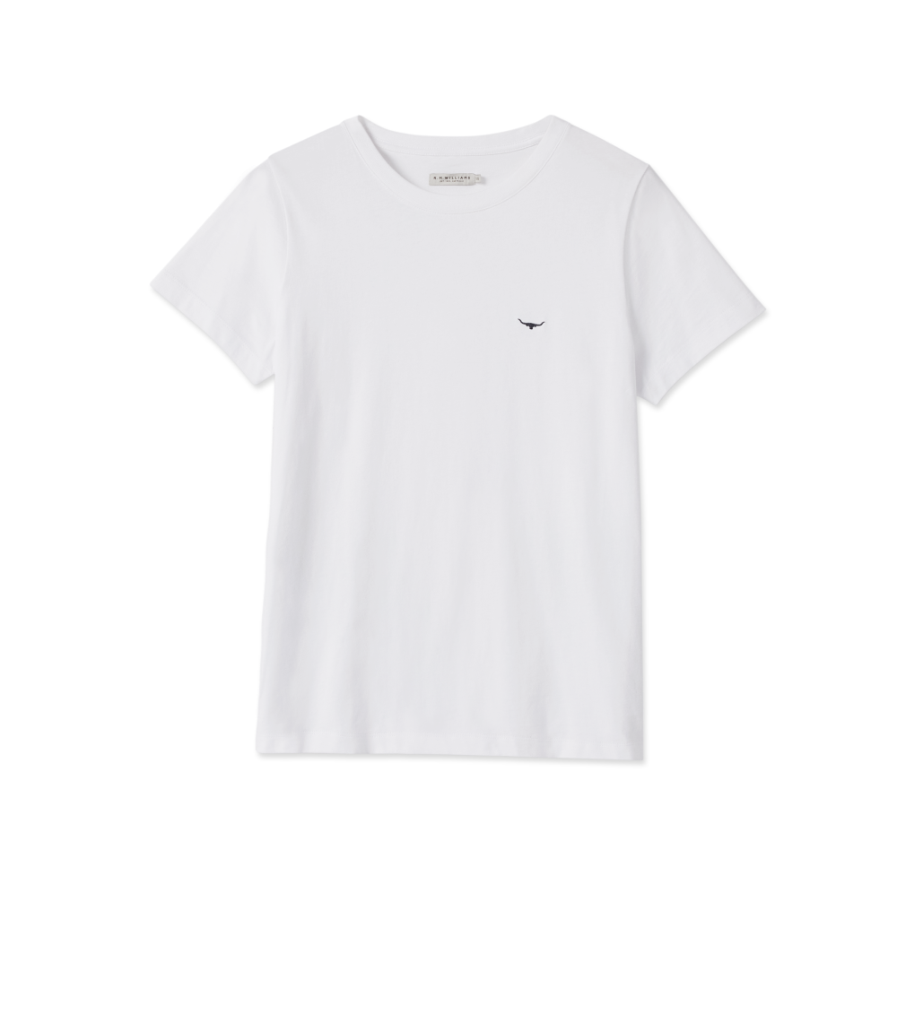 R.M.Williams Womens Piccadilly S/S Tee (KD810JE09) White