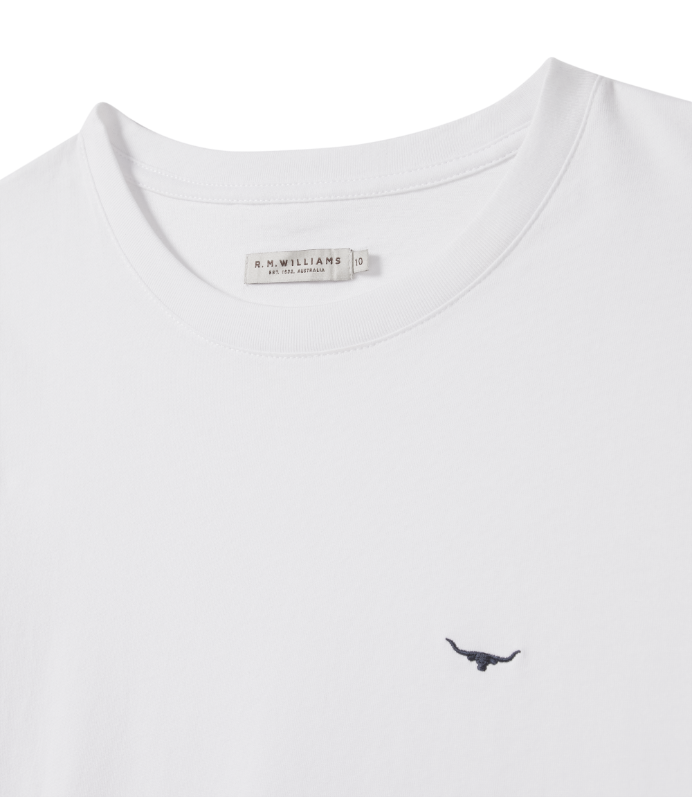 R.M.Williams Womens Piccadilly S/S Tee (KD810JE09) White