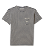 R.M.Williams Mens Stanley Stripe S/S Tee (KD211JE56) Sand/Navy