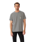 R.M.Williams Mens Stanley Stripe S/S Tee (KD211JE56) Sand/Navy