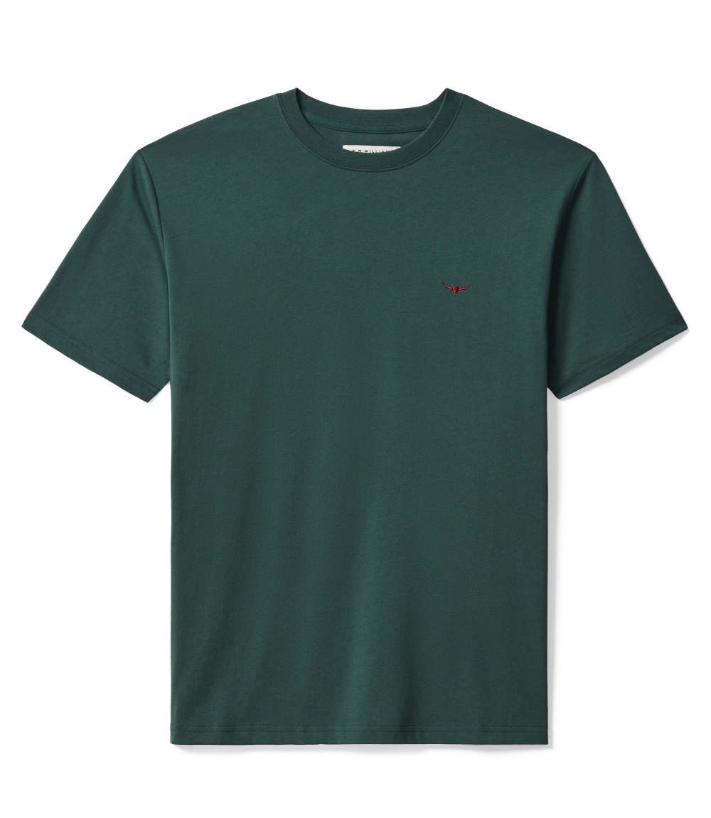 R.M.Williams Mens Parson S/S Tee (KD210JE53) Pine