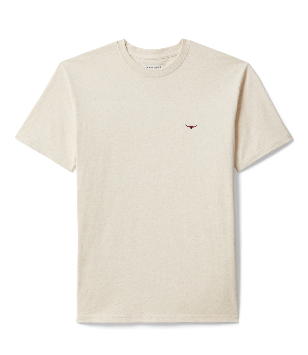 R.M.Williams Mens Parson S/S Tee (KD210JE53) Sand