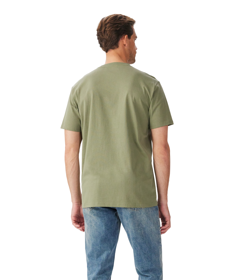 R.M.Williams Mens Prospect S/S Tee (KD210JE54) Dark Olive