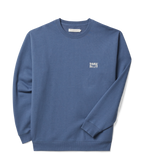 R.M.Williams Mens Branded Crew Jumper (KCU00BB01) Blue