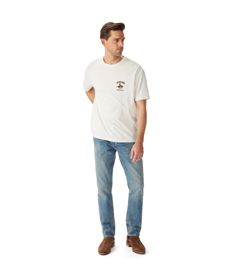 R.M.Williams Mens Cloudbuster S/S Tee (KDU10JE03) White