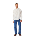 R.M.Williams Mens Newman Classic Linen L/S Shirt (SHU00LI01) White