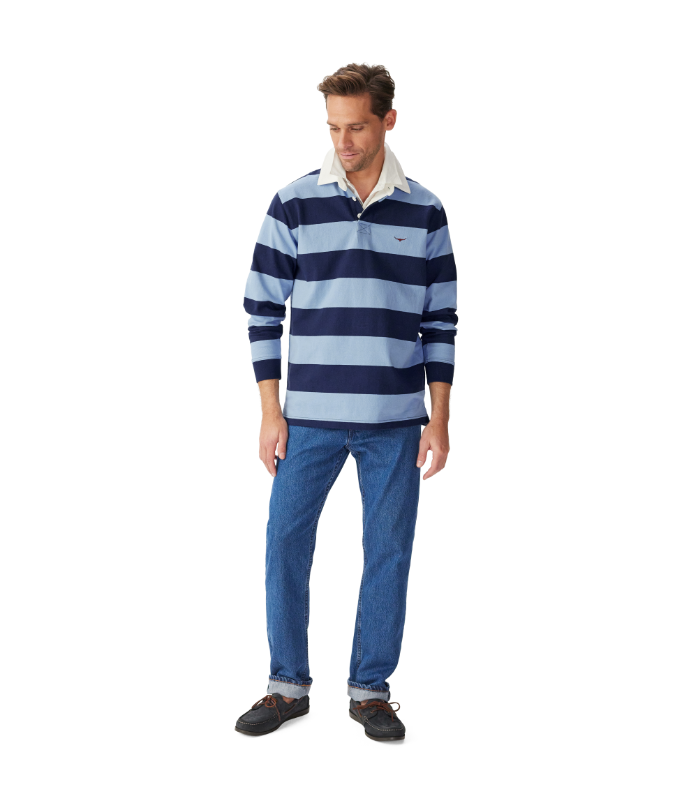 R.M.Williams Mens Cradle Rugby (KR200RJ10) Navy Blue