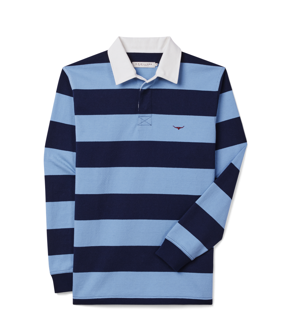 R.M.Williams Mens Cradle Rugby (KR200RJ10) Navy Blue