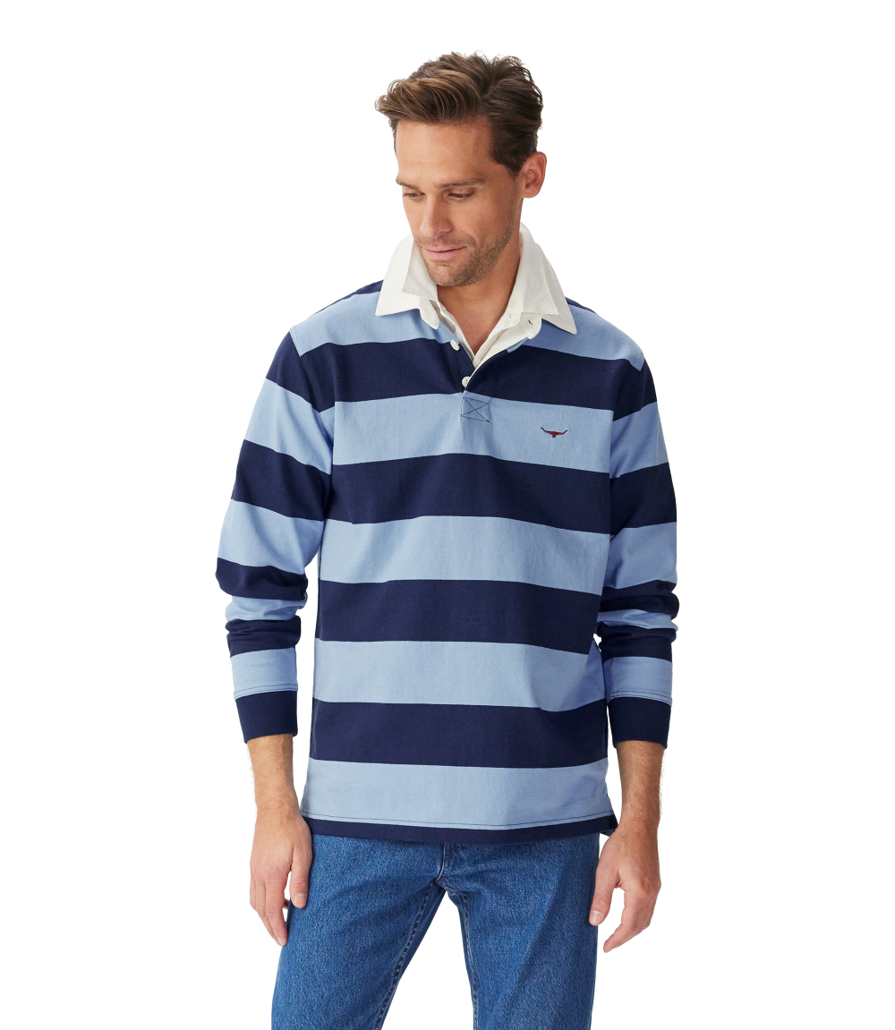 R.M.Williams Mens Cradle Rugby (KR200RJ10) Navy Blue