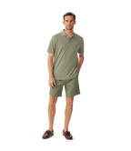 R.M.Williams Mens Rod Polo (KP210PQ23) Dark Olive/Olive