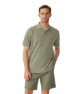R.M.Williams Mens Rod Polo (KP210PQ23) Dark Olive/Olive