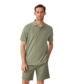 R.M.Williams Mens Rod Polo (KP210PQ23) Dark Olive/Olive