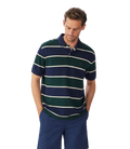 R.M.Williams Mens Bright Polo (KP210QS08) Navy Green Cream