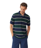 R.M.Williams Mens Bright Polo (KP210QS08) Navy Green Cream