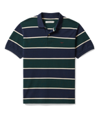 R.M.Williams Mens Bright Polo (KP210QS08) Navy Green Cream