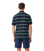 R.M.Williams Mens Bright Polo (KP210QS08) Navy Green Cream