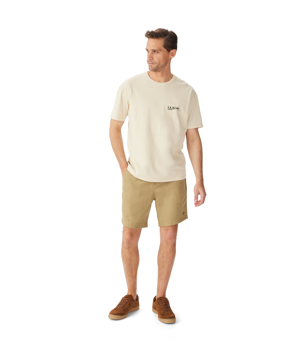R.M.Williams Mens Flinders S/S Tee (KDU11JE01) Sand