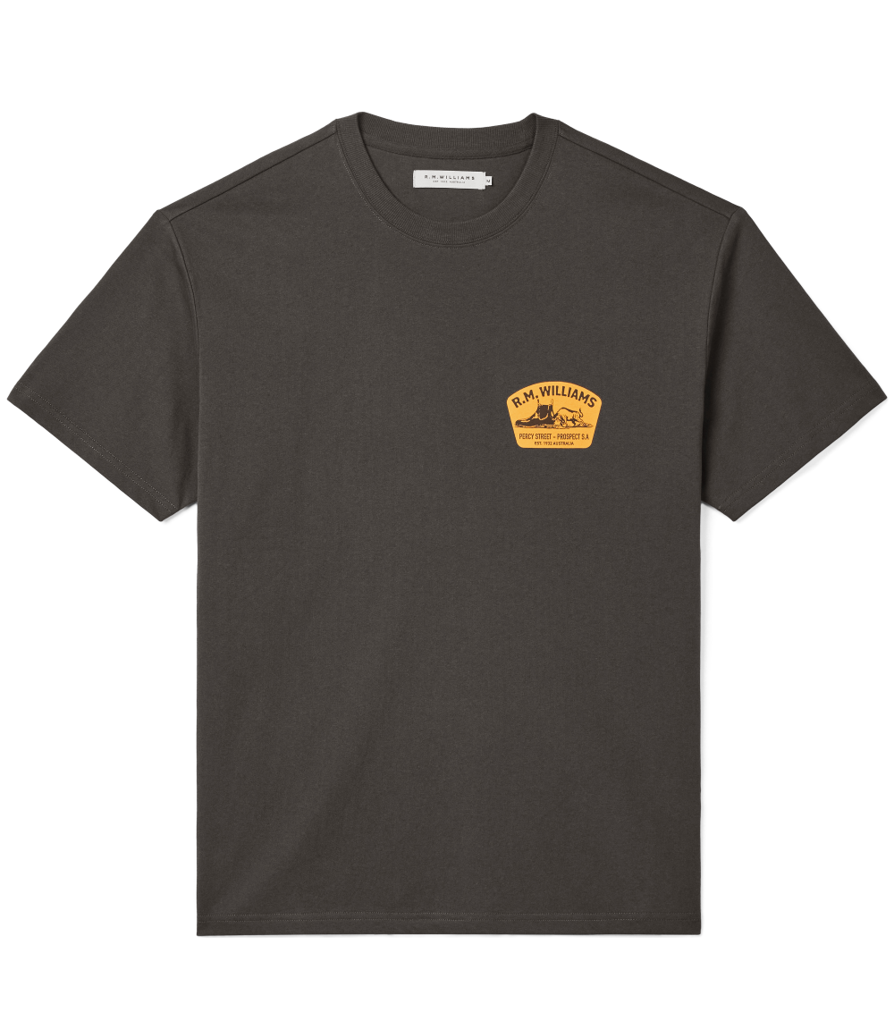 R.M.Williams Mens Craftsman S/S Tee (KDU10JE01) Vintage Black