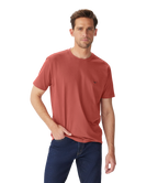 R.M.Williams Mens Parson S/S Tee (KD210JE53) Red