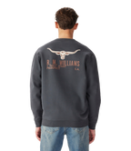 R.M.Williams Mens Flinders Crew Sweatshirt (KC200BB01) Vintage Black