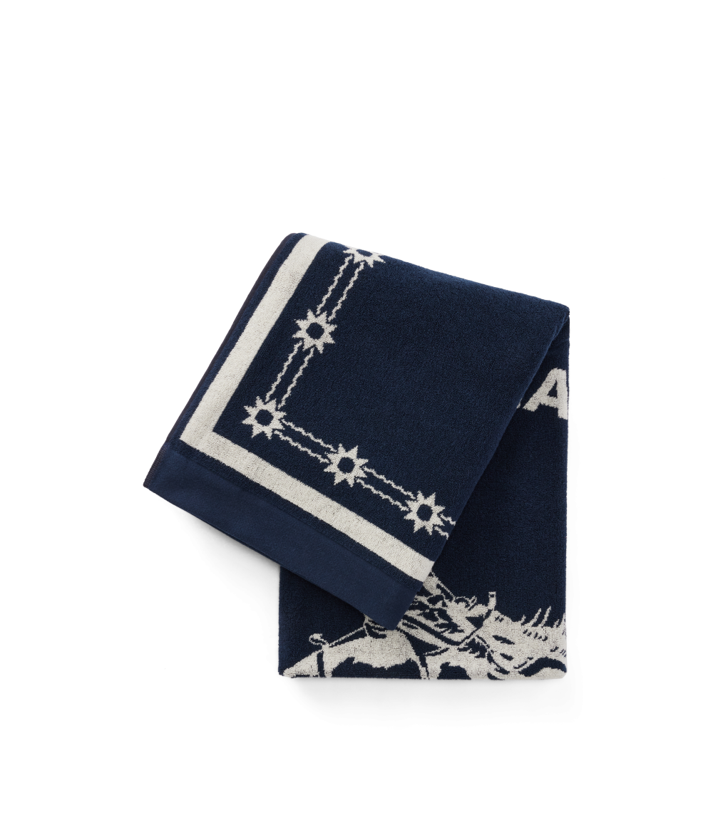 R.M.Williams Cloudbuster Towel (LSLCOCO03) Navy