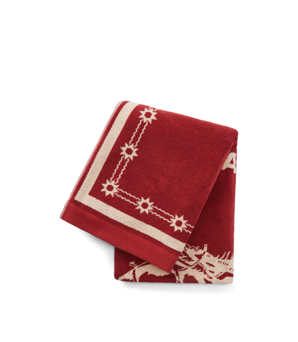 R.M.Williams Cloudbuster Towel (LSLCOCO03) Red Ochre