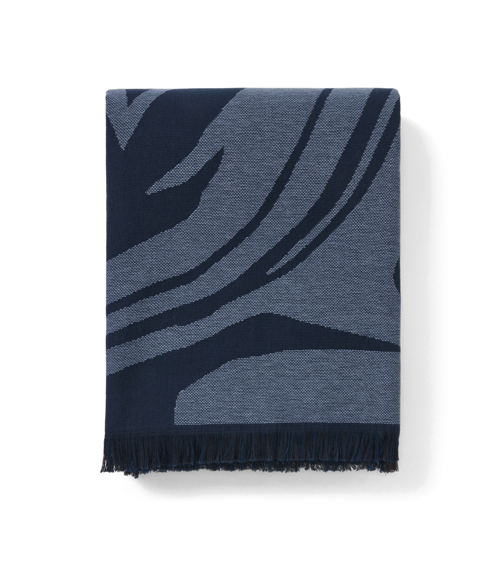 R.M.Williams Longhorn Towel (LSLCOCO02) Navy