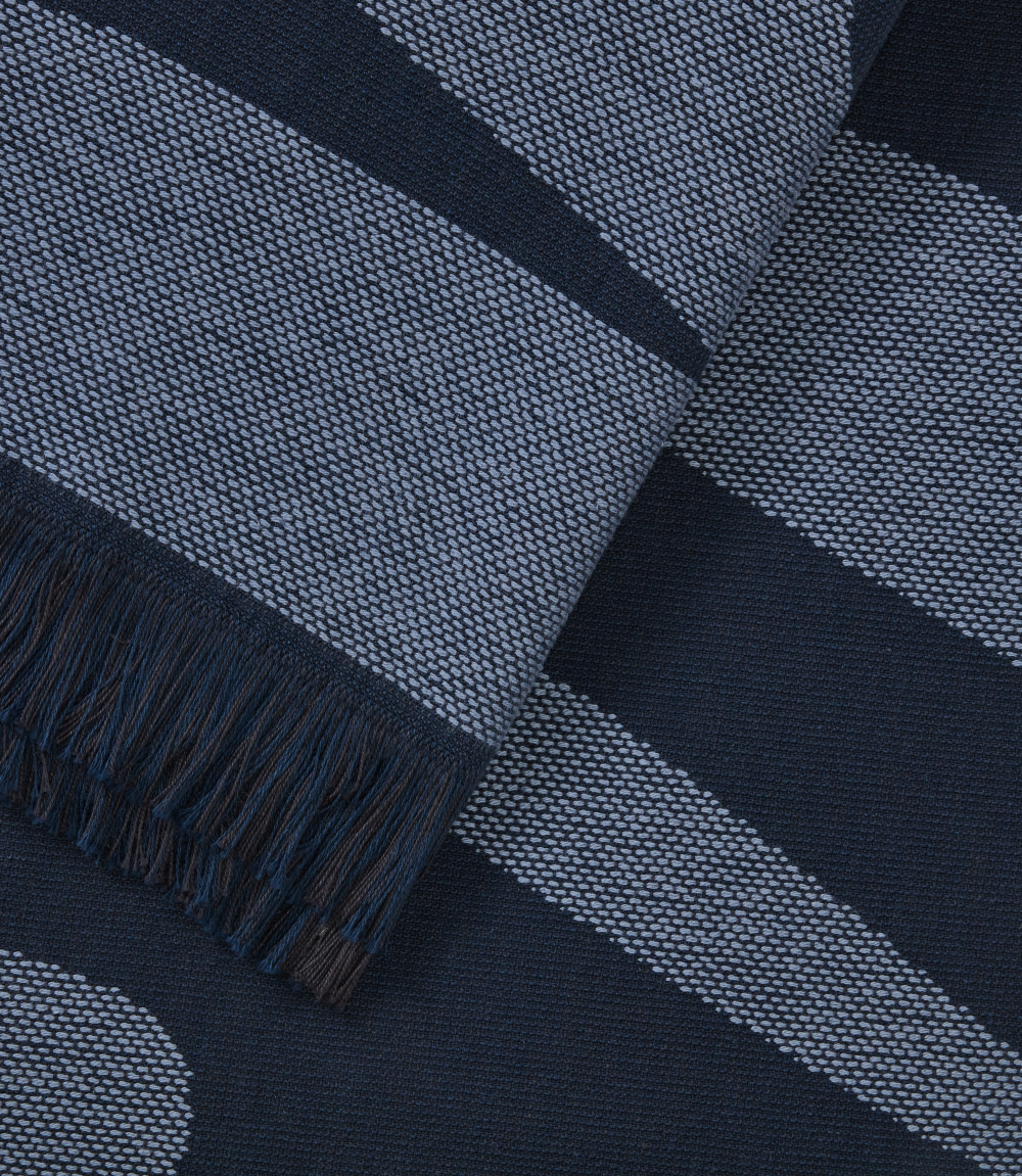 R.M.Williams Longhorn Towel (LSLCOCO02) Navy