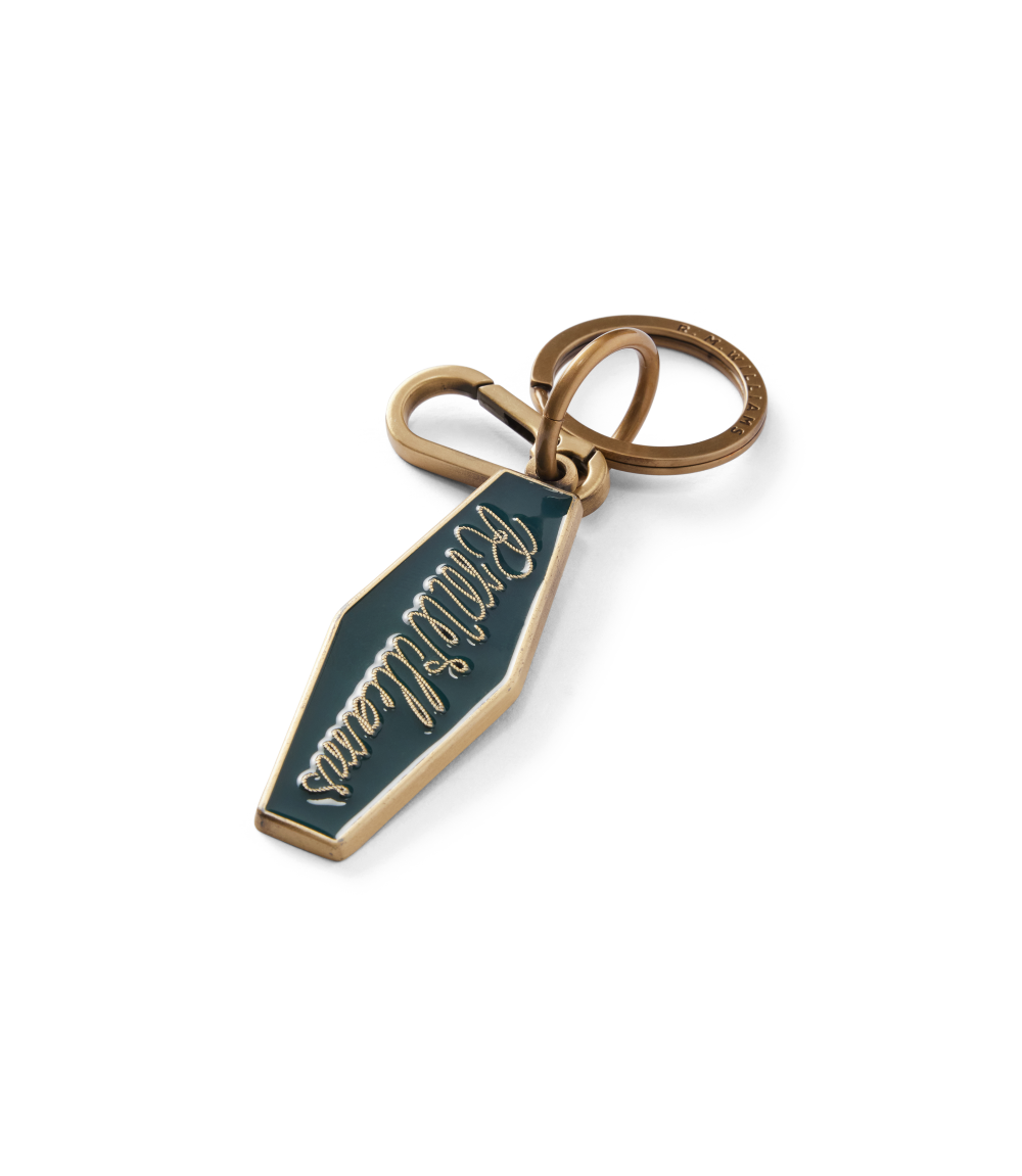 R.M.Williams Mens Rope Logo Enamel Keyring (CKS4AMT01) Pine