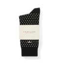 R.M.Williams Nelson Polka Dot Sock 2 Pack (AKX9OCB01) Black/Cream