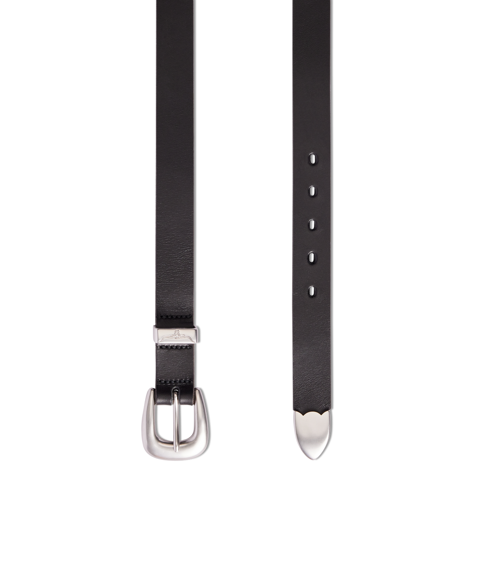 R.M.Williams Womens Cate Stitched Belt (BSC5FLE01) Black
