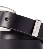 R.M.Williams Womens Cate Stitched Belt (BSC5FLE01) Black