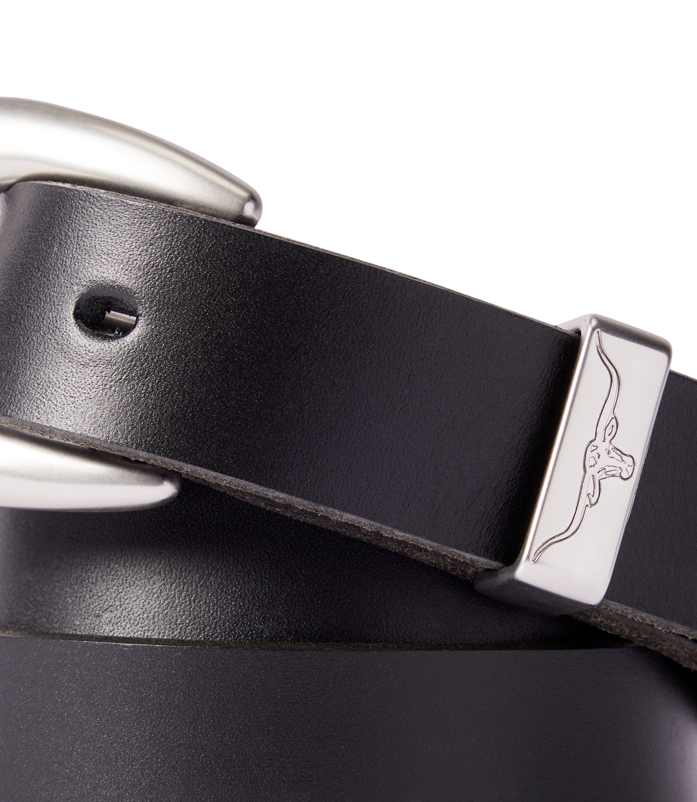 R.M.Williams Womens Cate Stitched Belt (BSC5FLE01) Black