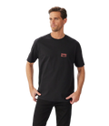 R.M.Williams Mens Branded S/S Tee (KDU10JE07) Black