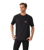 R.M.Williams Mens Branded S/S Tee (KDU10JE07) Black