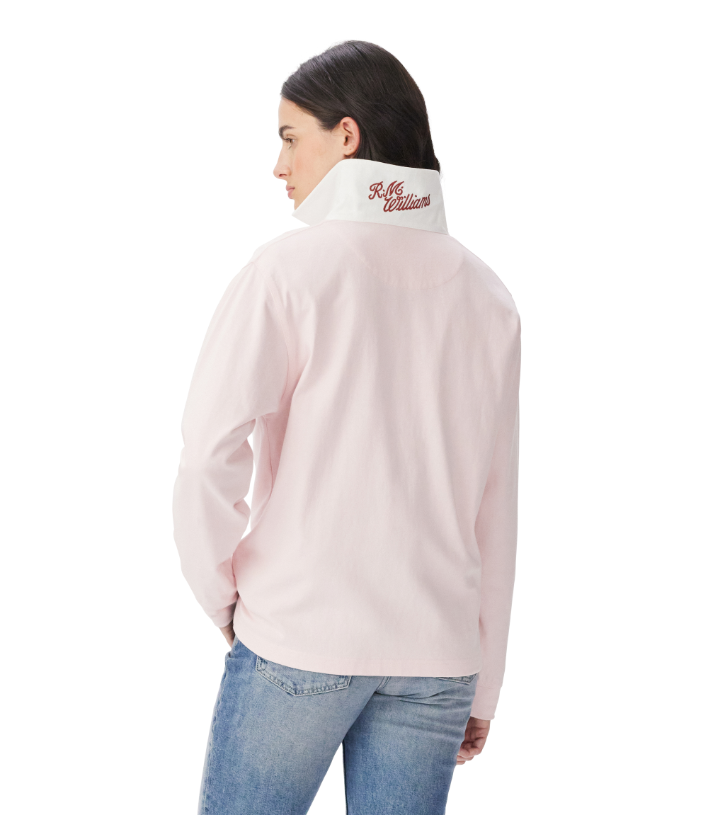 R.M.Williams Womens Narran Heritage Rugby (KRR00RJ02) Pink