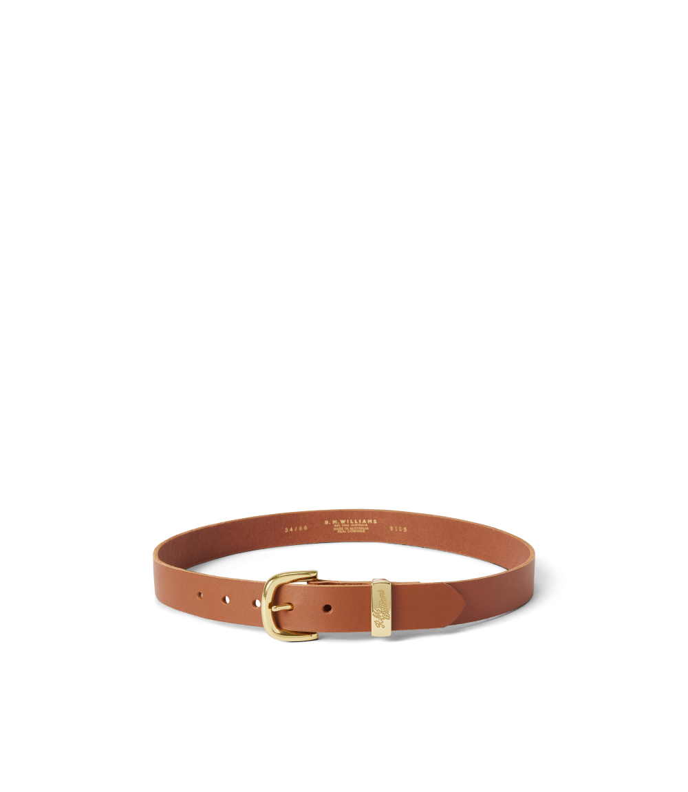 R.M.Williams Womens Allora Belt (BSD5ADA03) Chocolate Raisin
