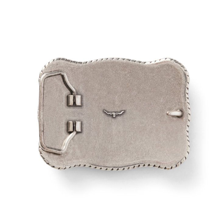 R.M.Williams Cloudbuster Trophy Buckle (BBM7DMT01) Antique Silver