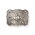 R.M.Williams Cloudbuster Trophy Buckle (BBM7DMT01) Antique Silver